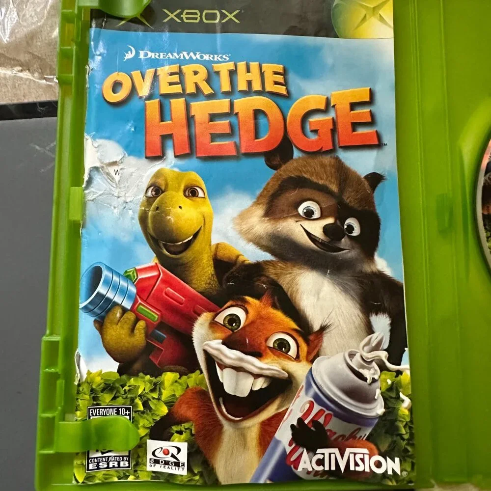 Over the Hedge (Microsoft Xbox, 2006) CIB Complete With Manual Tested Working